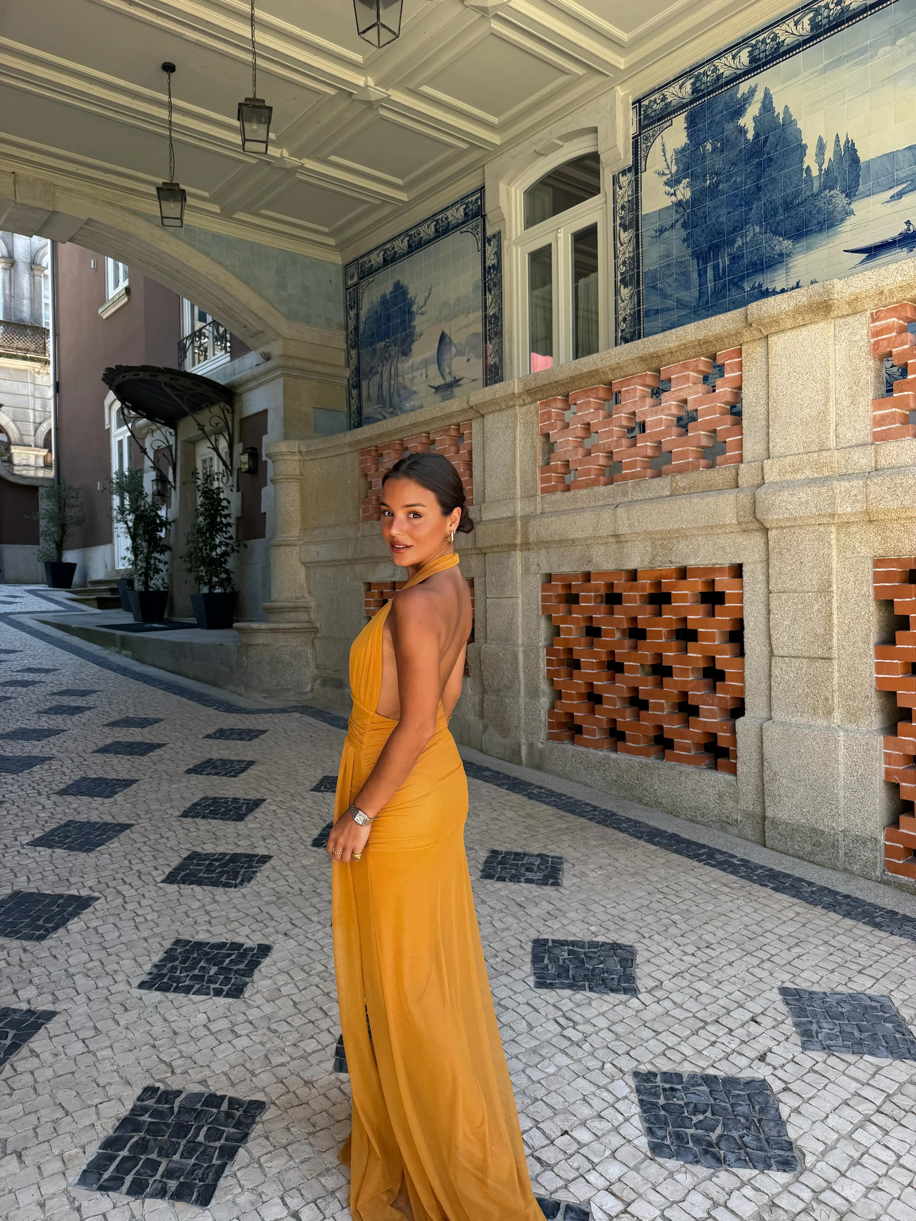 Aina Dress in Toasted Yellow - Shipping/Envio from 24/07 to 31/07 - Image 3