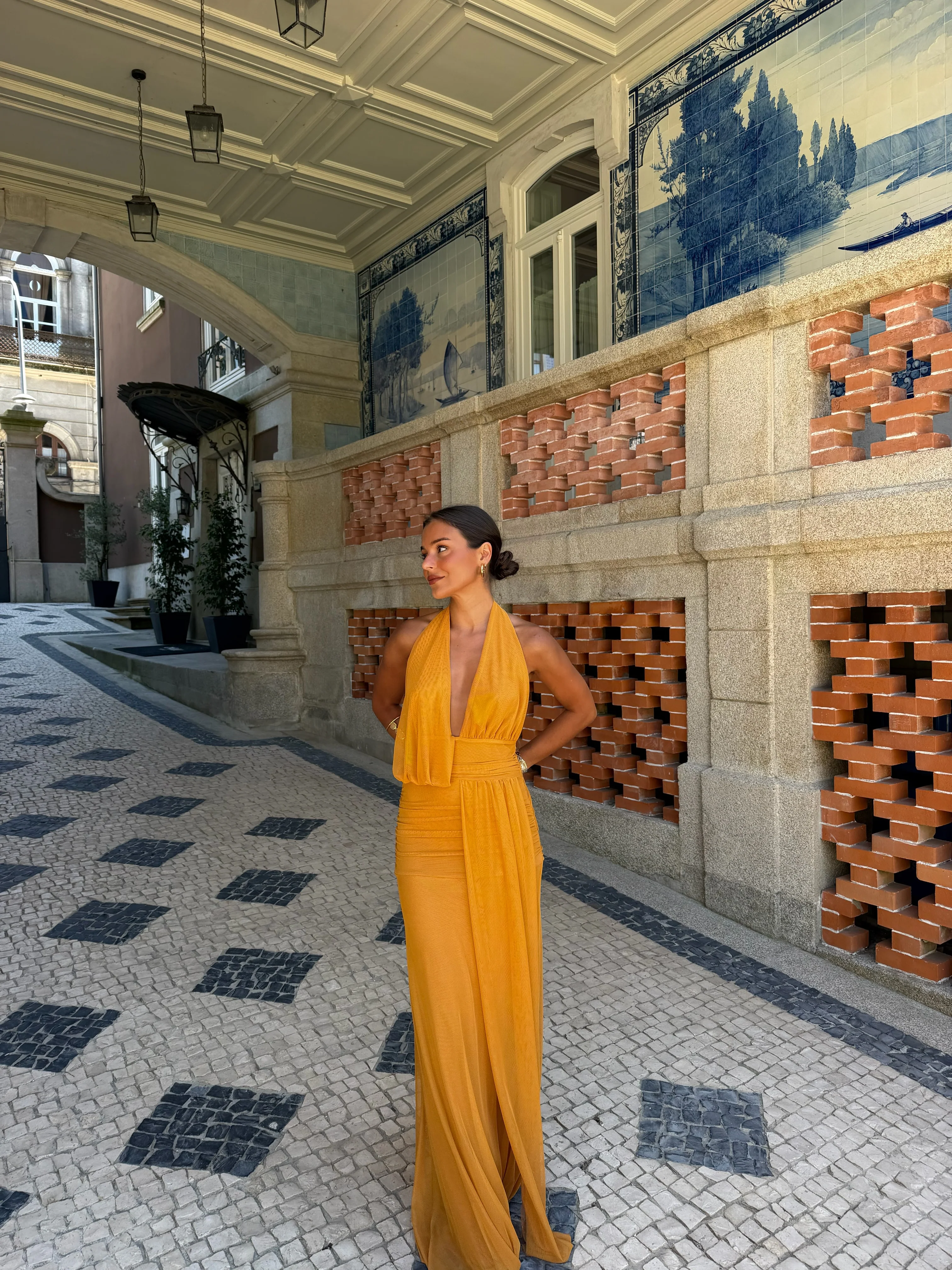 Aina Dress in Toasted Yellow - Shipping/Envio from 24/07 to 31/07 - Image 6