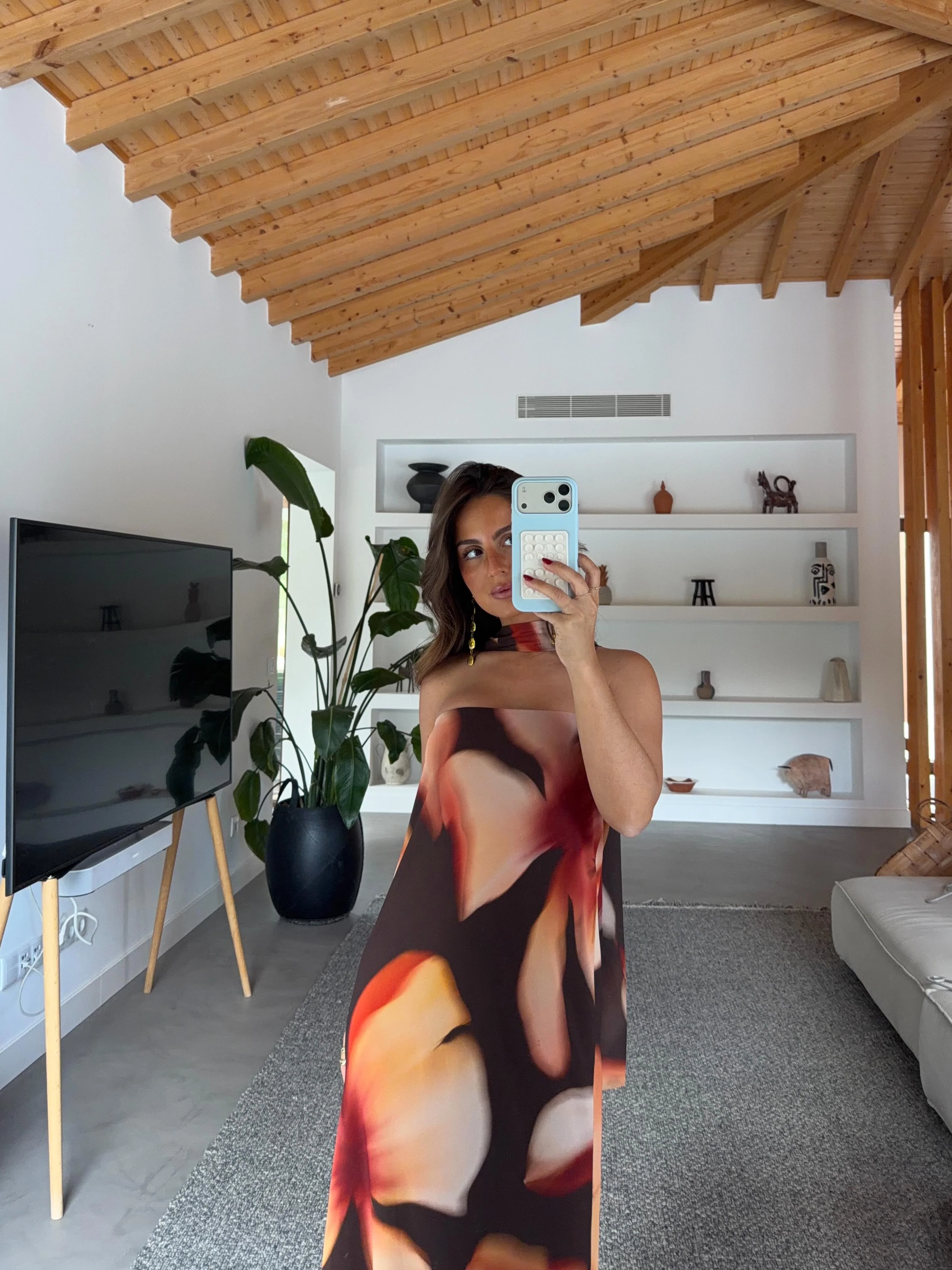 Bloom Dress in Brown - Image 3
