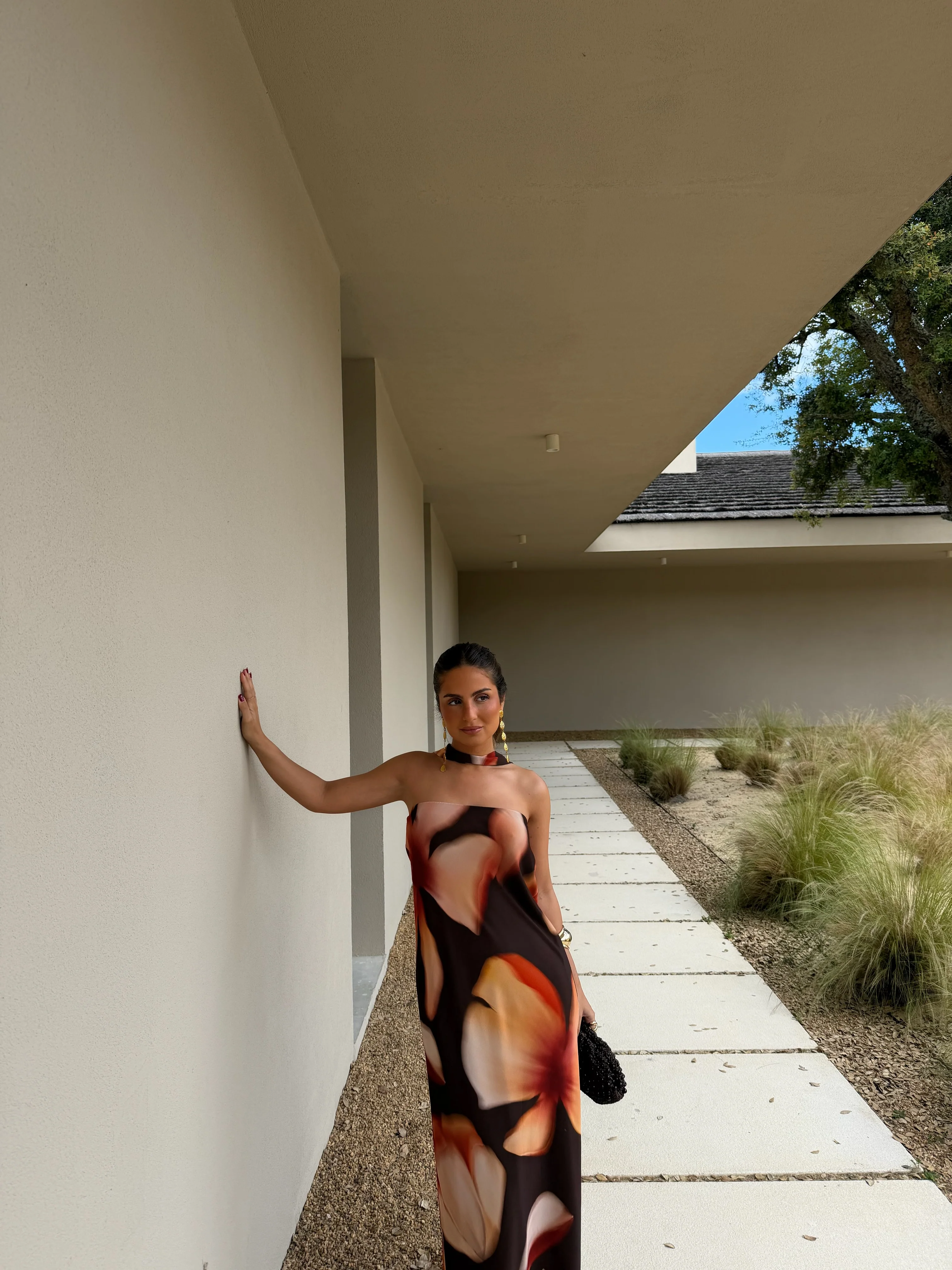 Bloom Dress in Brown - Image 4