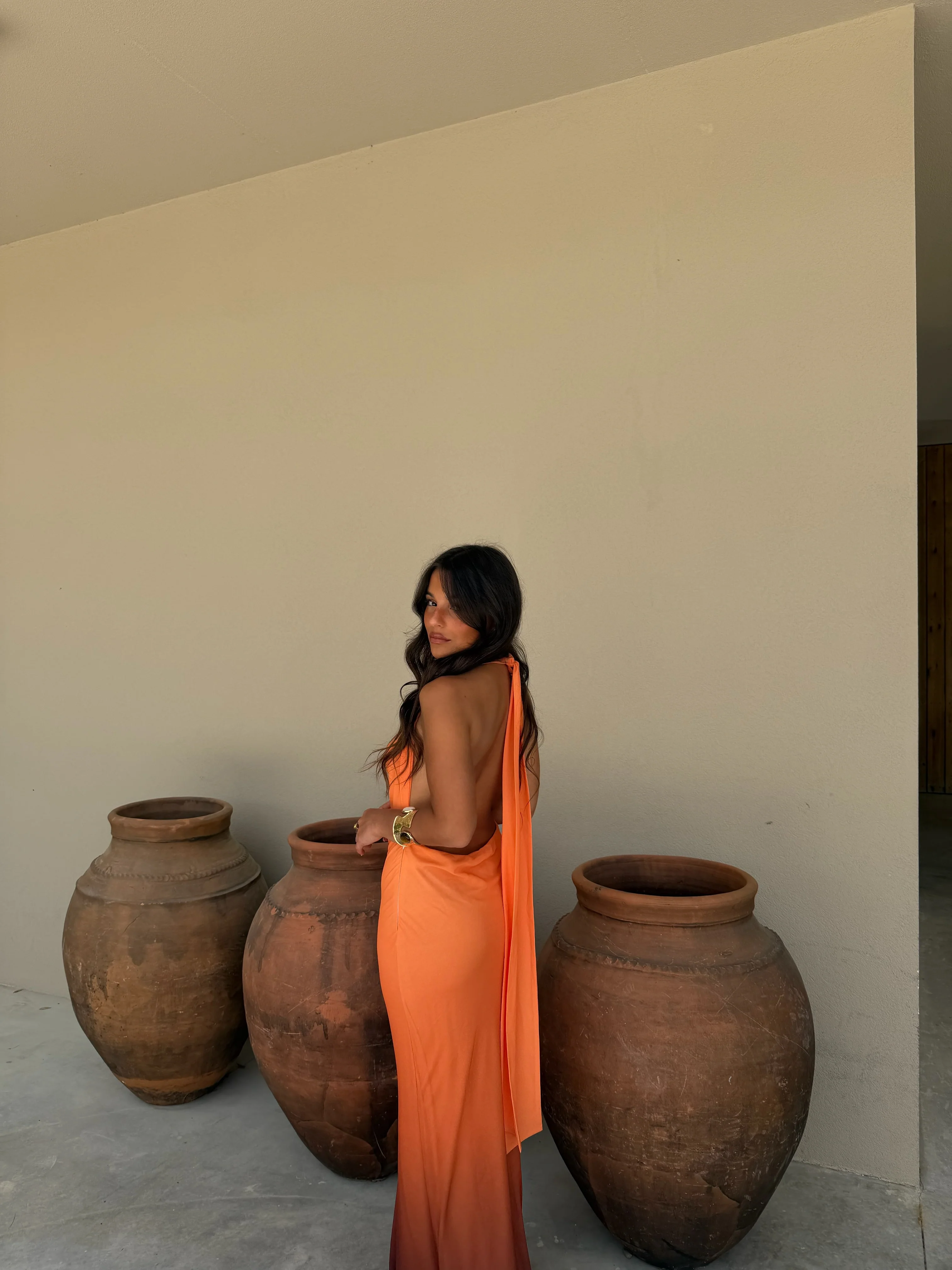 Degrade Orange Dress - Image 2