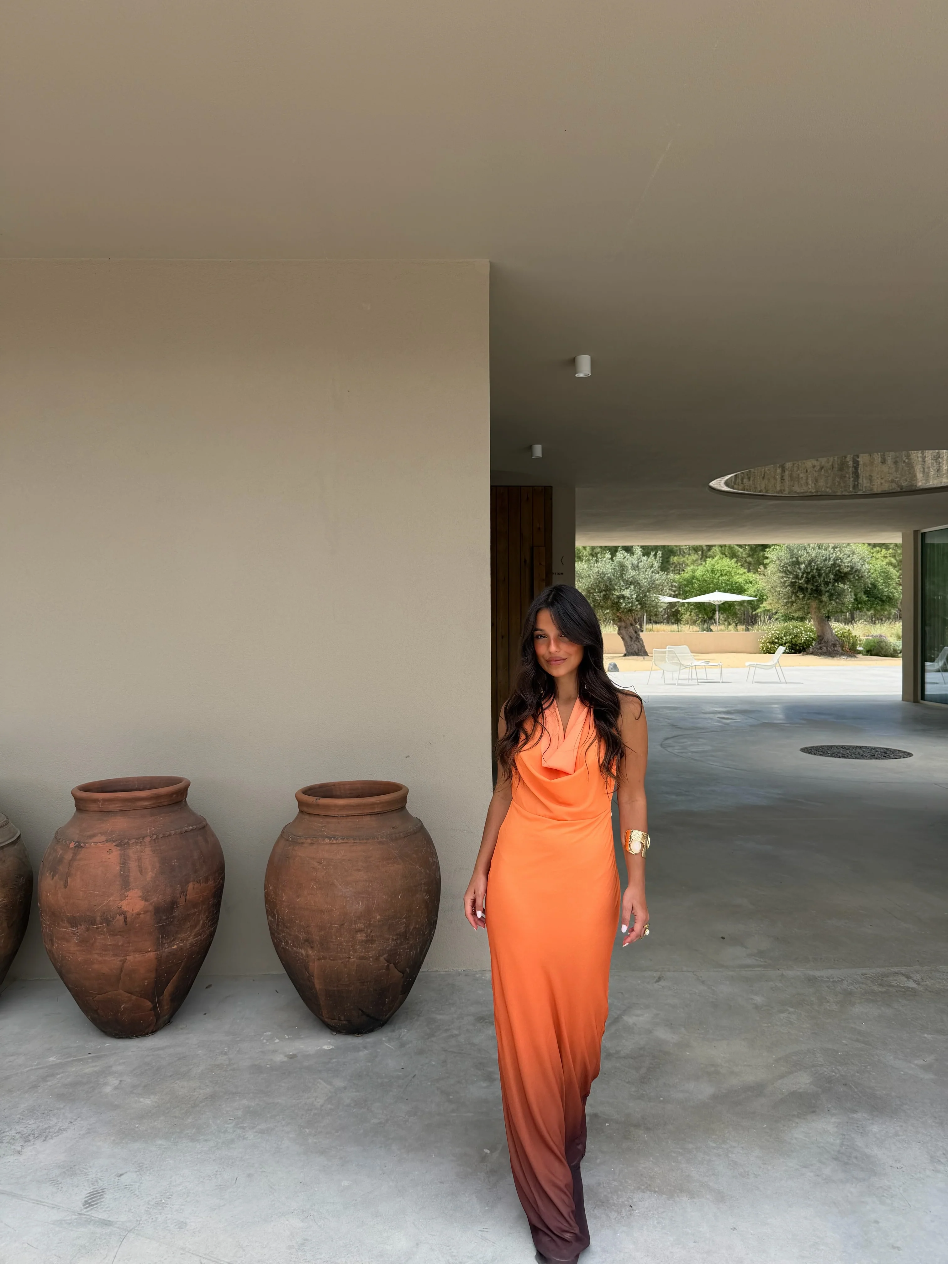 Degrade Orange Dress - Image 5