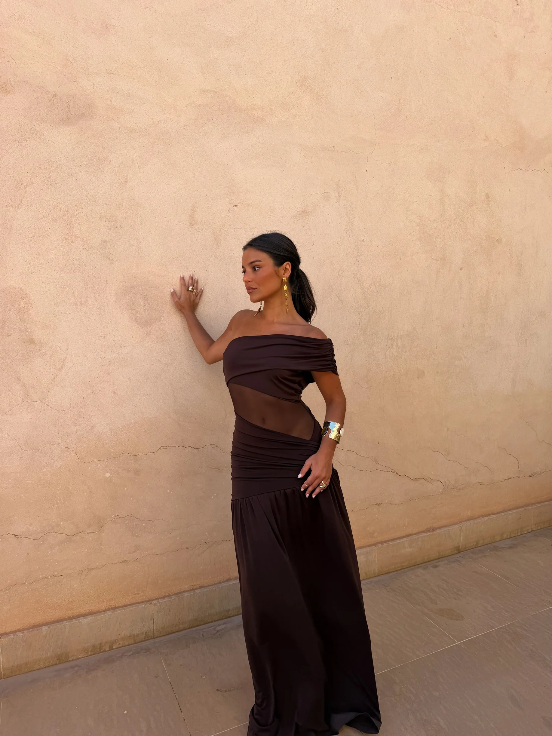 Dune Dress in Brown