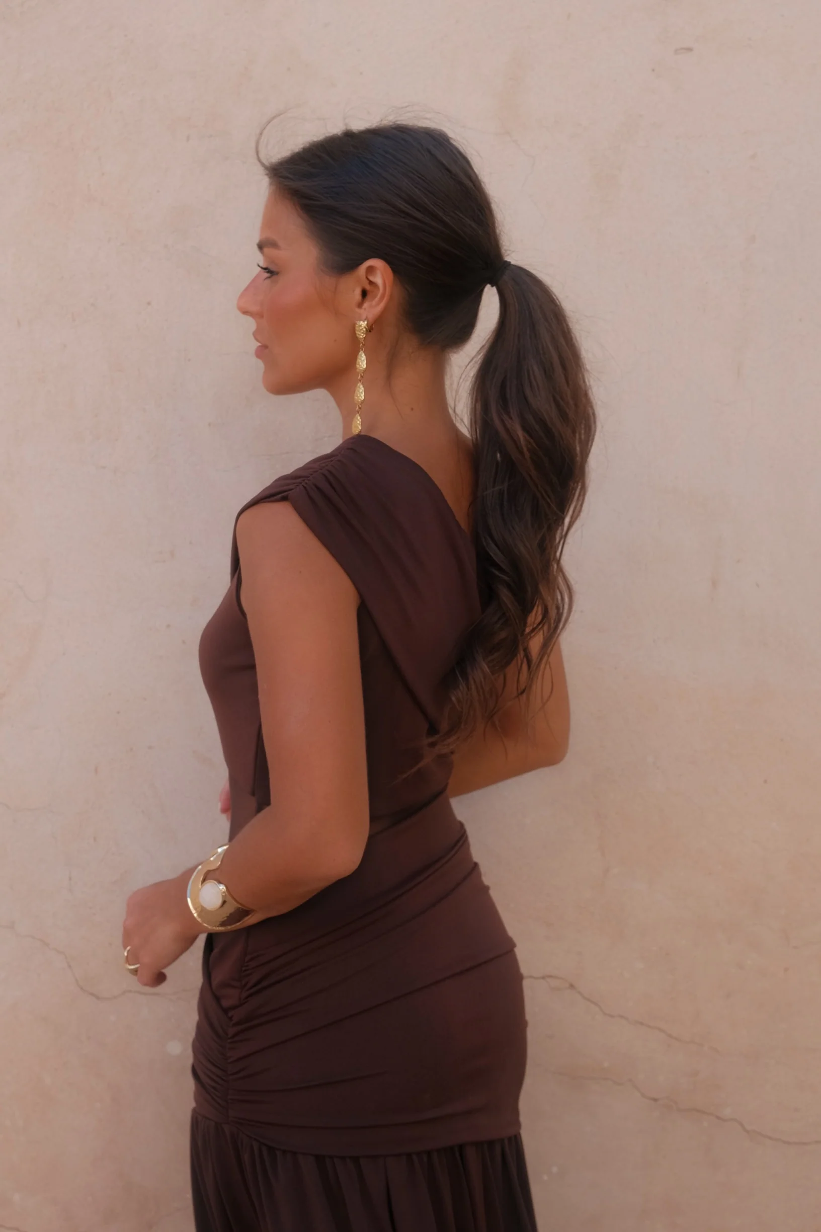 Dune Dress in Brown - Image 3