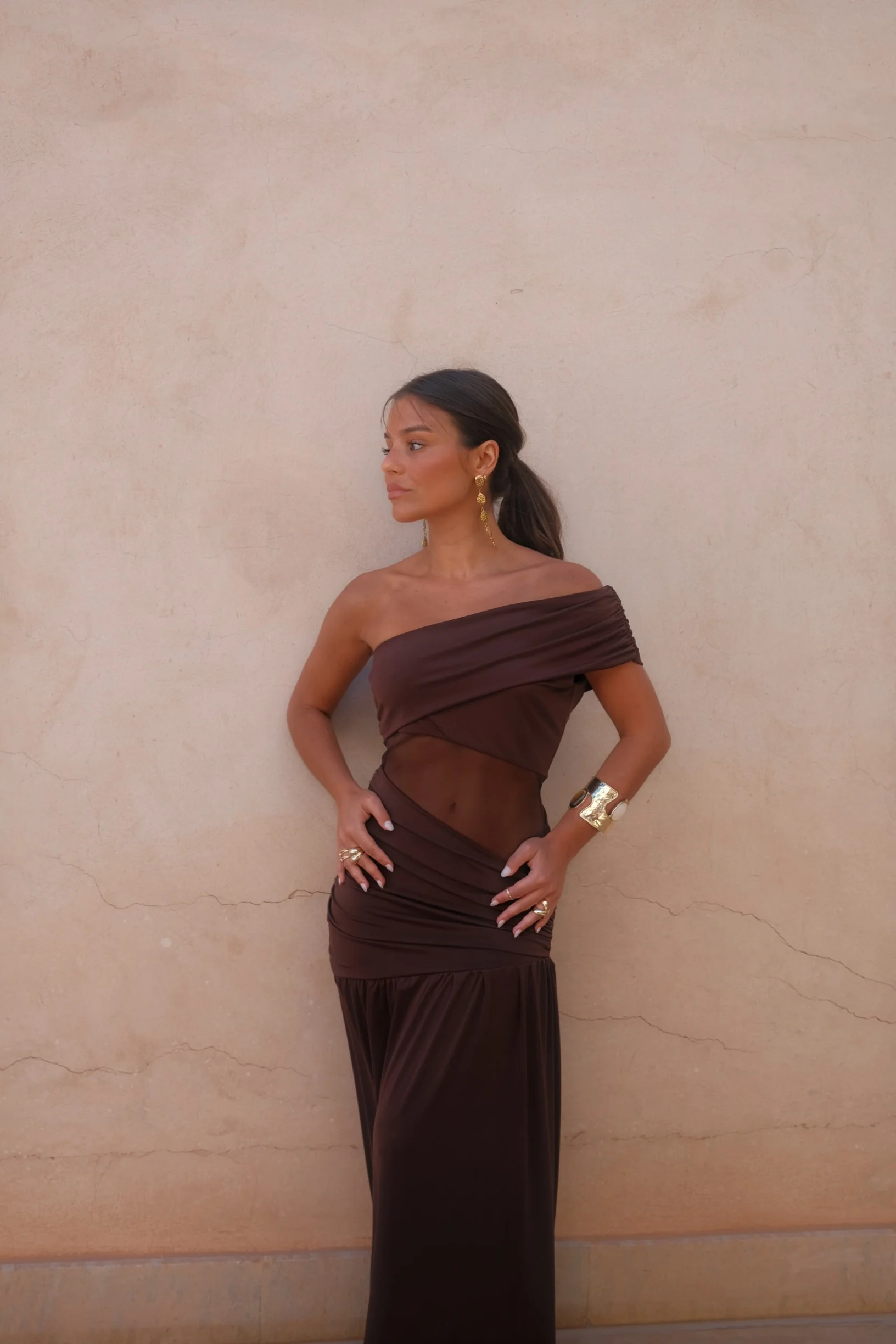 Dune Dress in Brown - Image 9