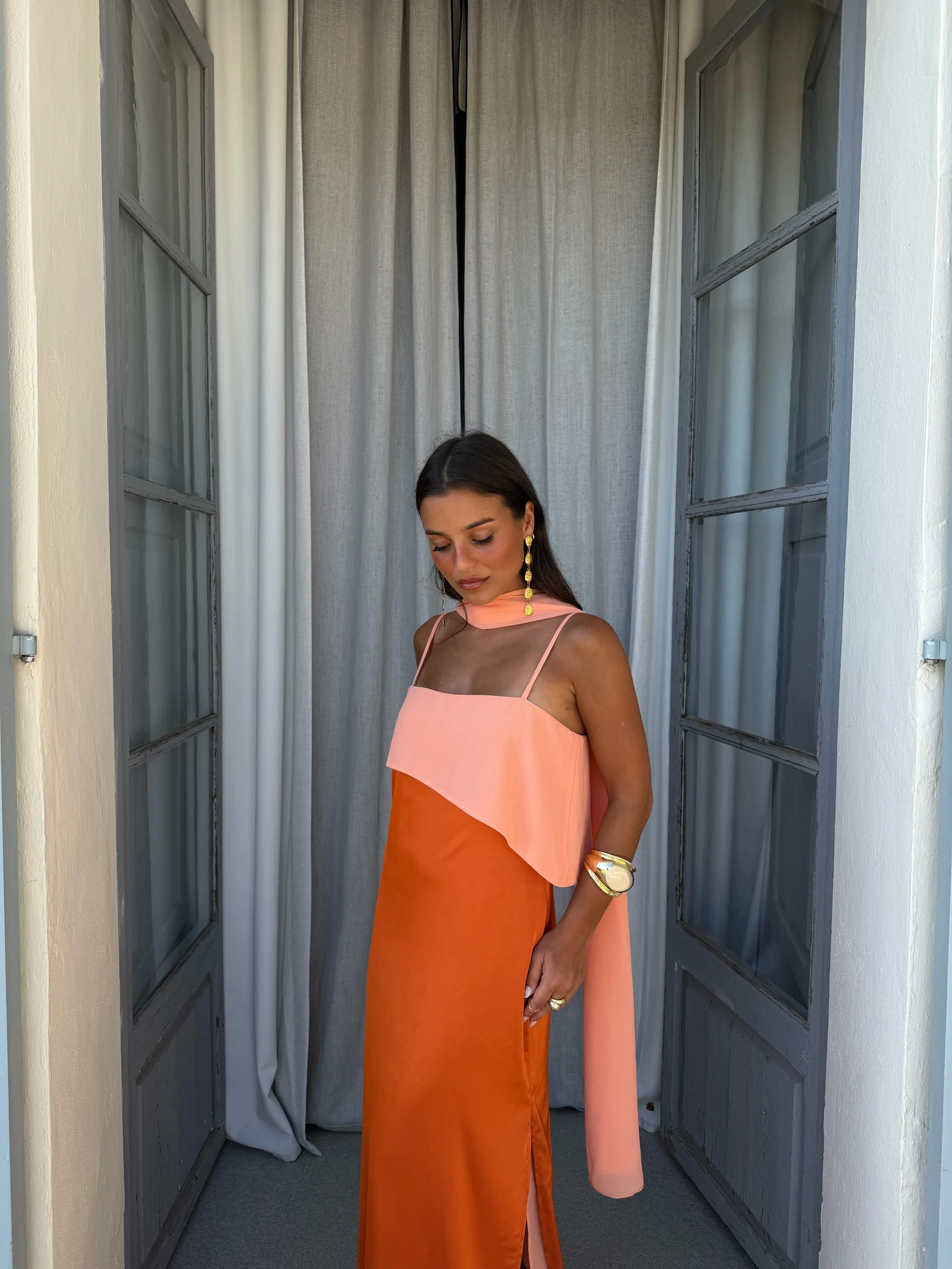 Joanna Dress In Orange - Shipping/Envio 17/07 to 24/07 - Image 7
