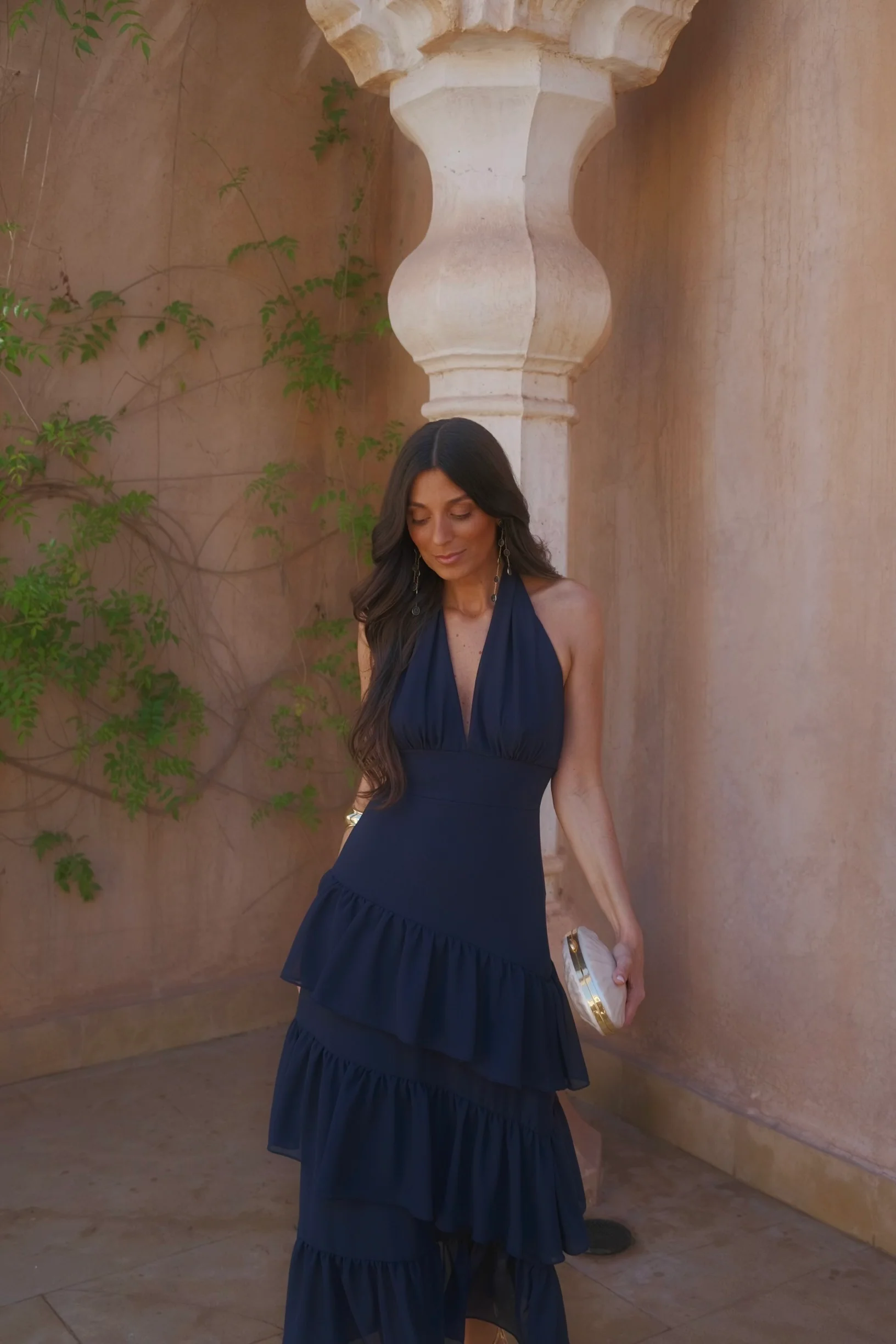 Manila Dress in Navy Blue - Image 2