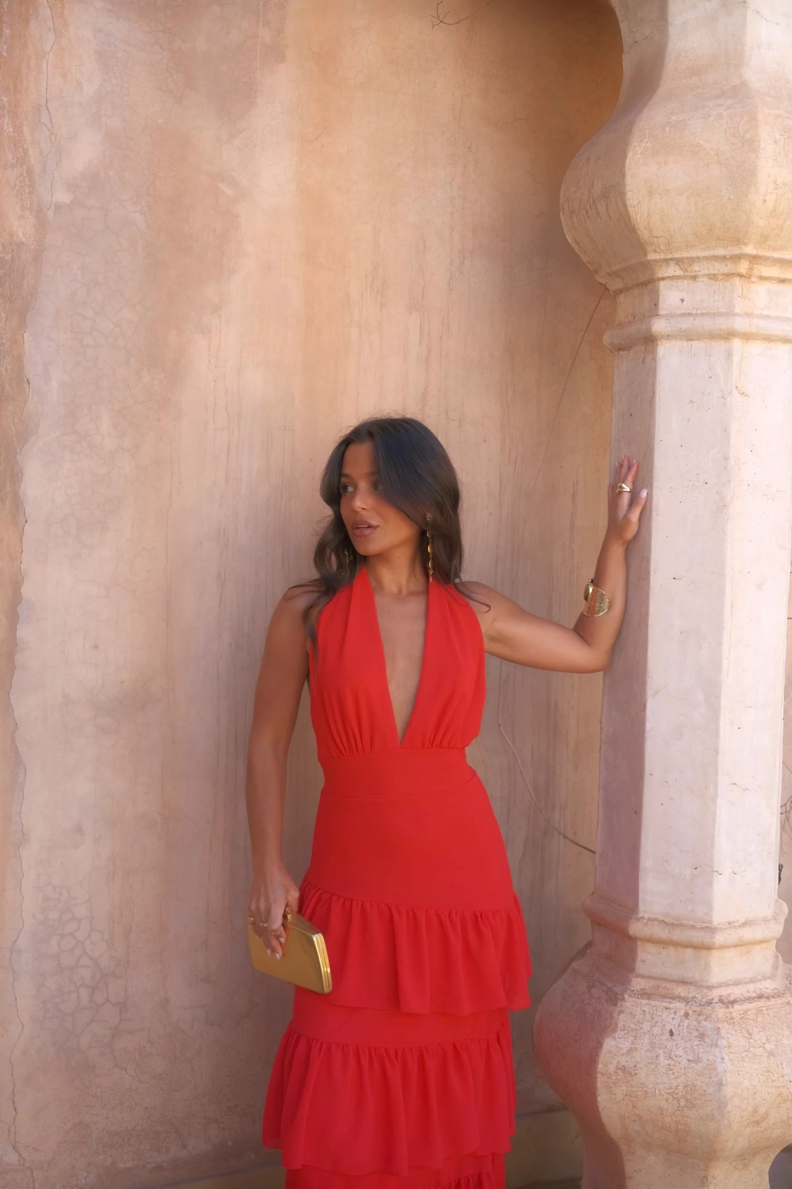 Manila Dress in Red - Image 10