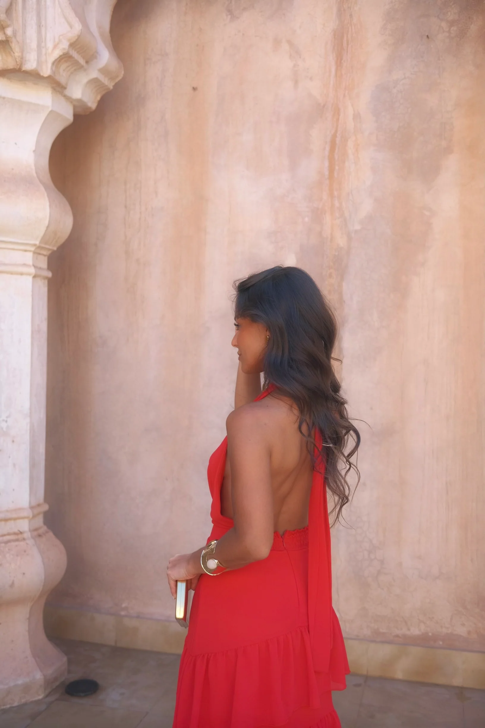 Manila Dress in Red - Image 11