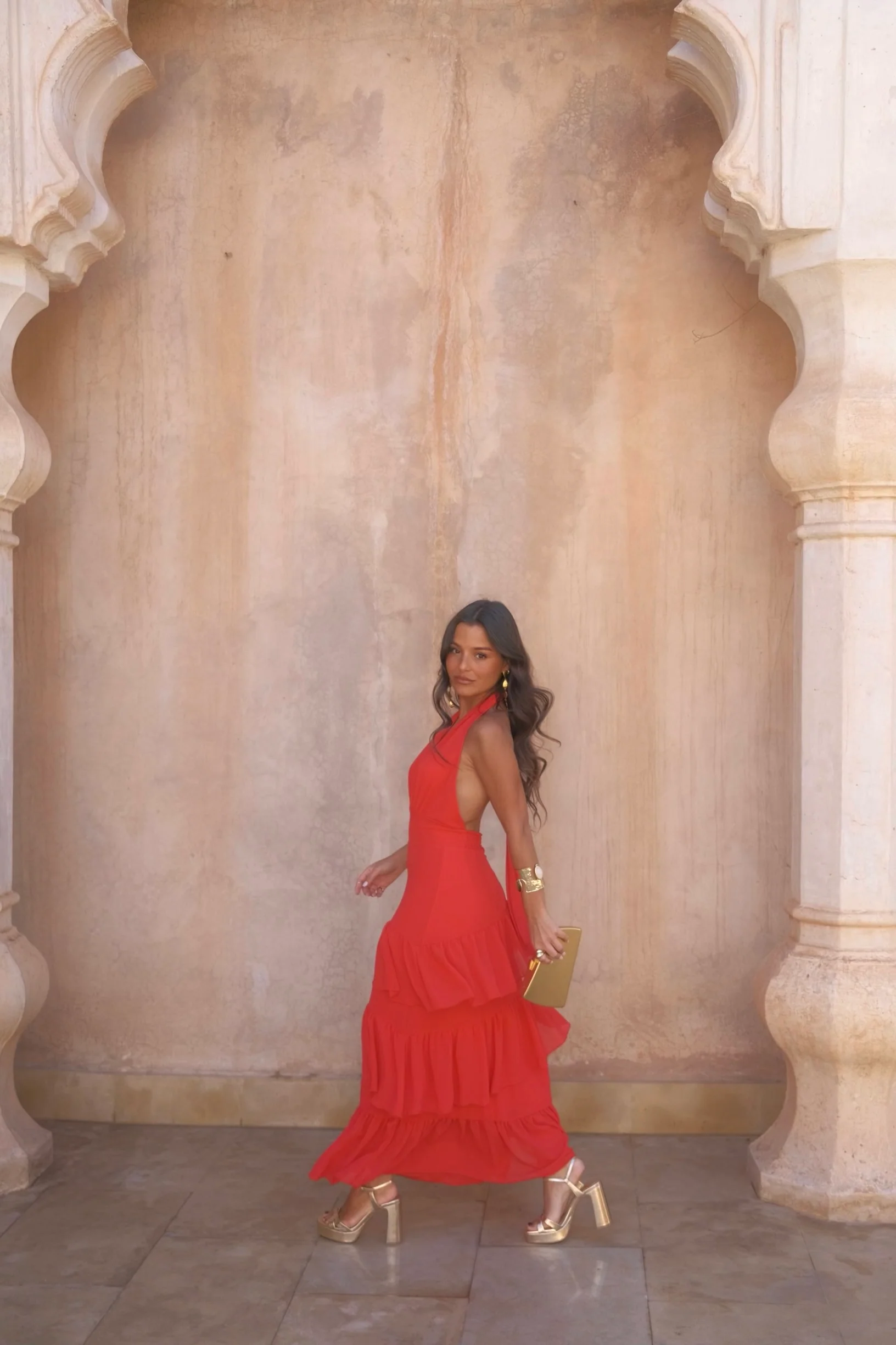 Manila Dress in Red - Image 2