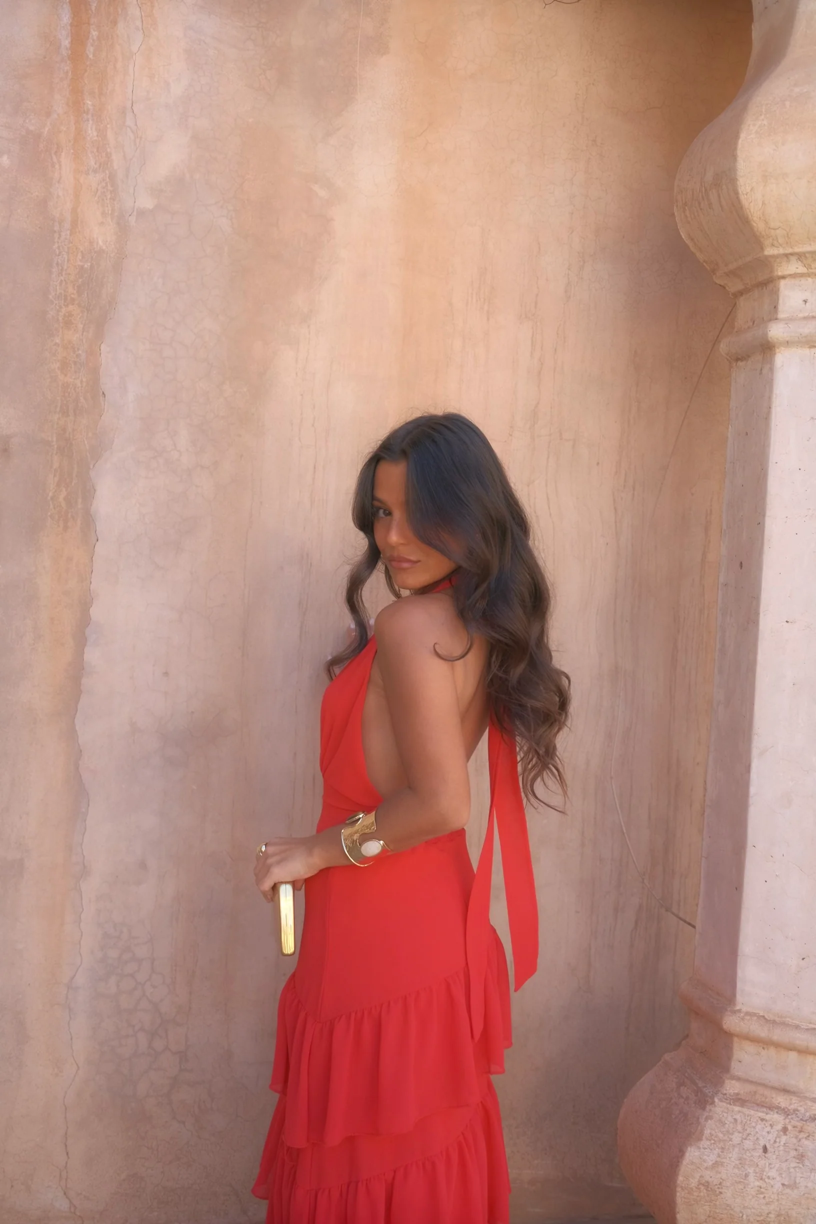 Manila Dress in Red - Image 5
