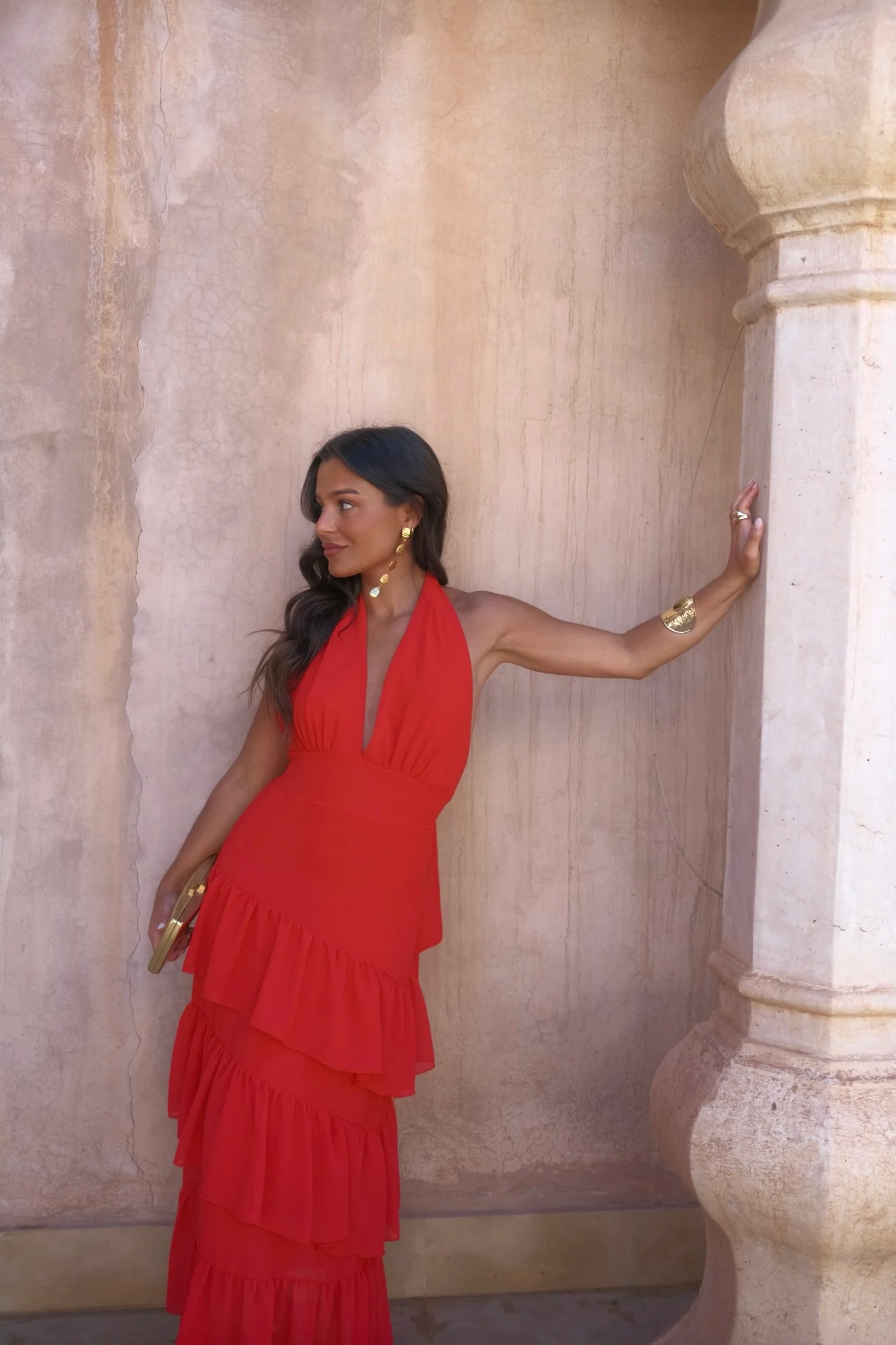 Manila Dress in Red - Image 7
