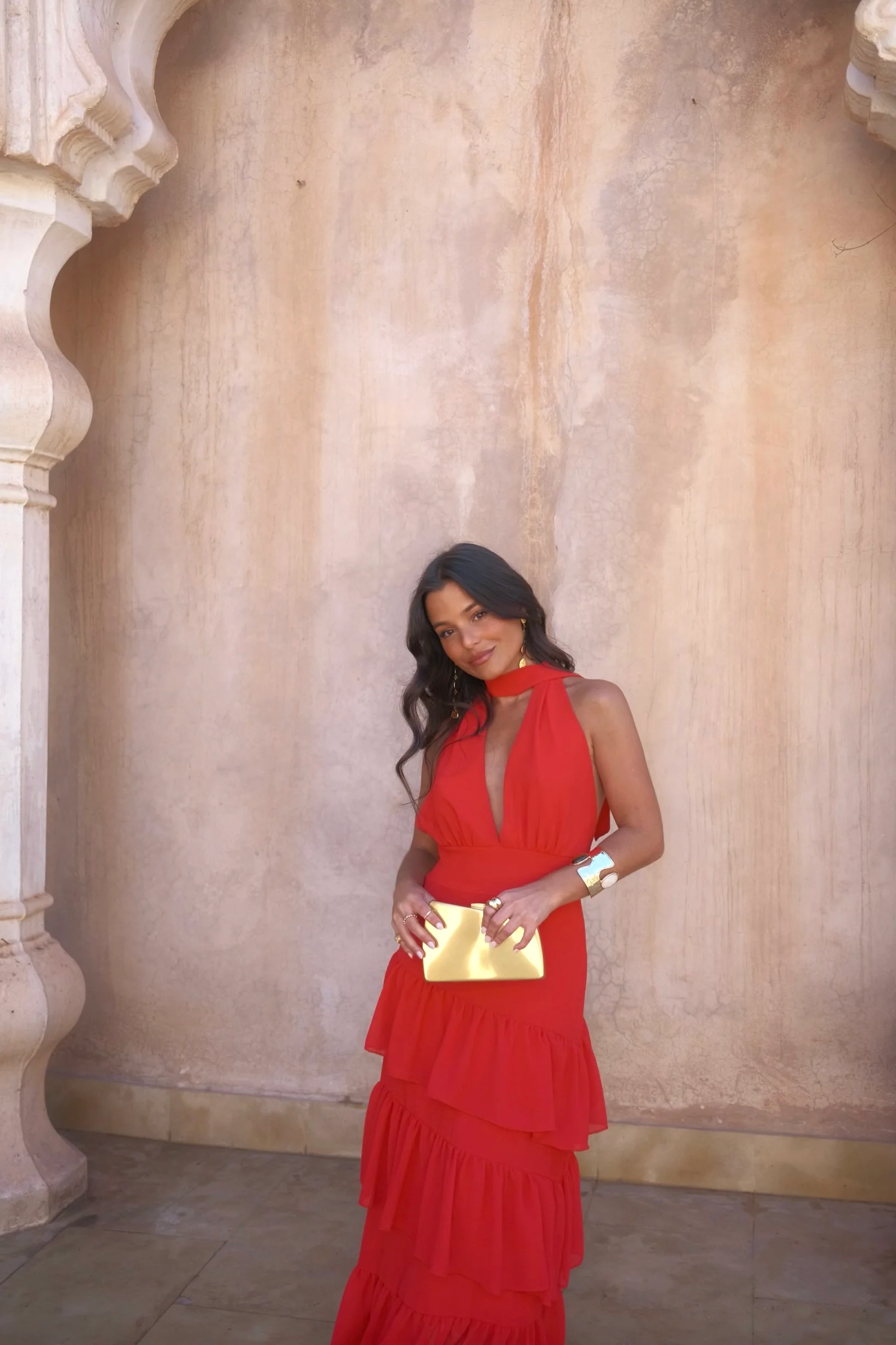 Manila Dress in Red - Image 8