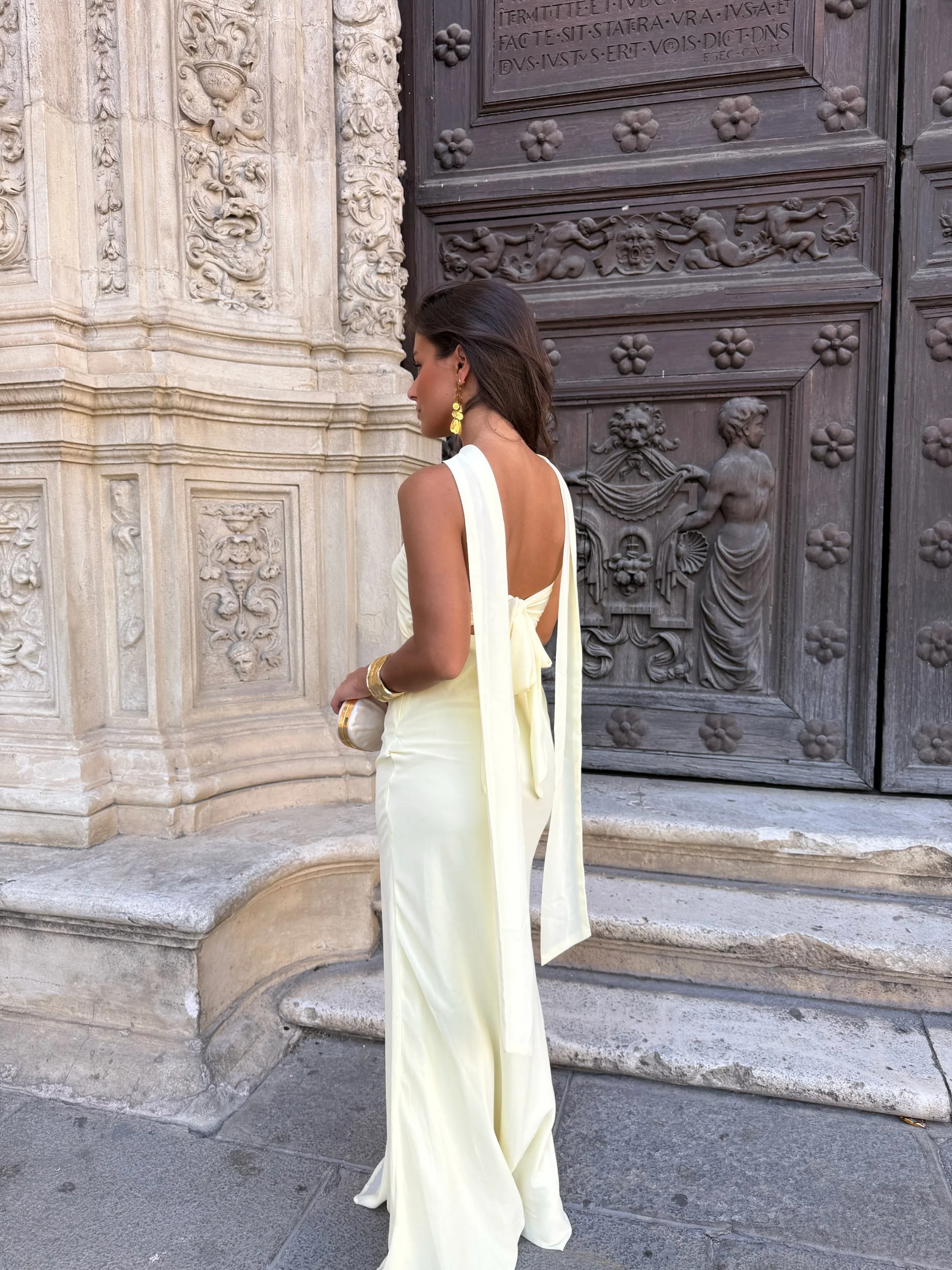 Pastel Yellow with Flower Dress - Shipping/Envio 13/07 to 17/07 - Image 2