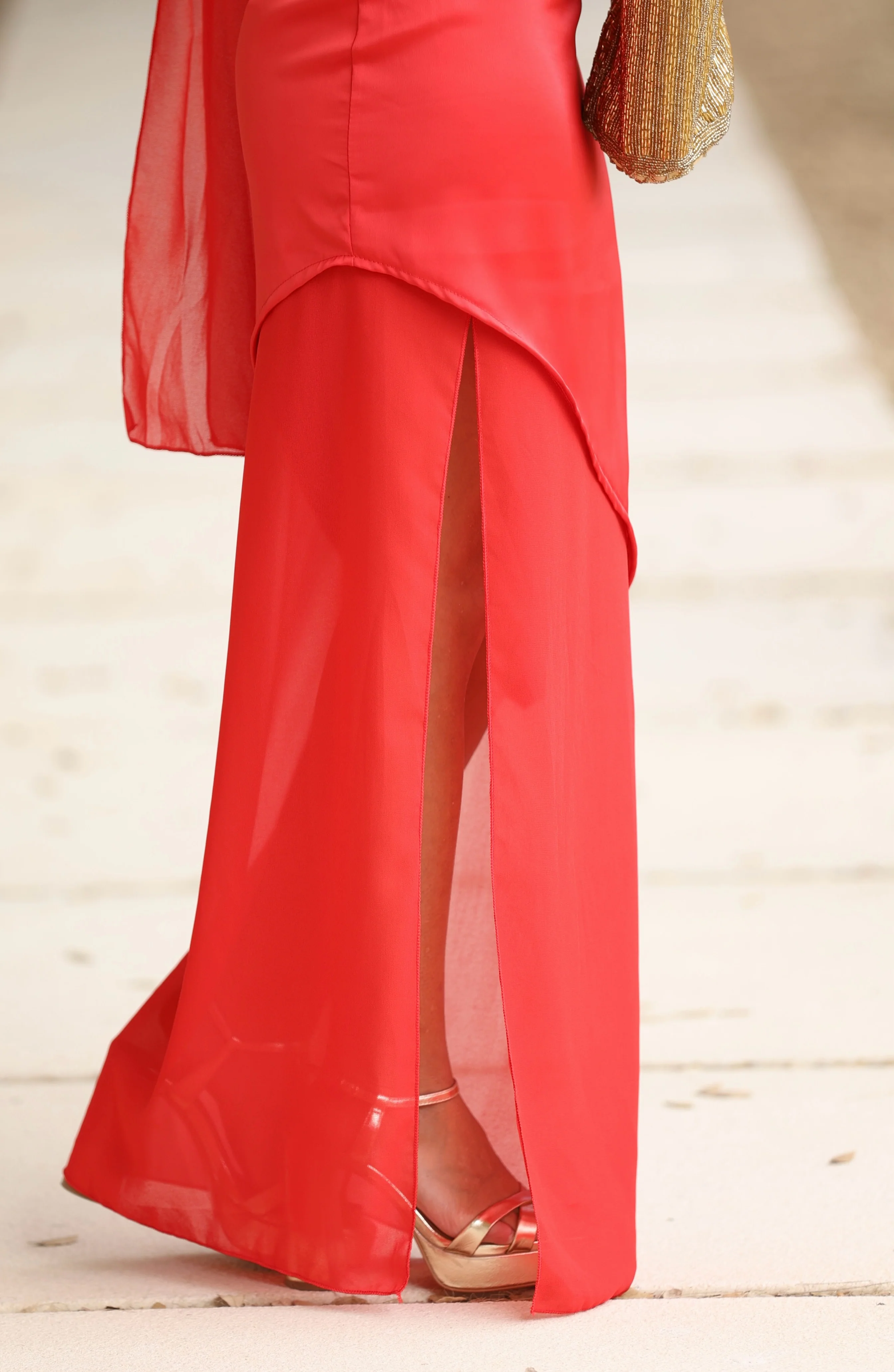 Rosalie Red Dress - Image 3