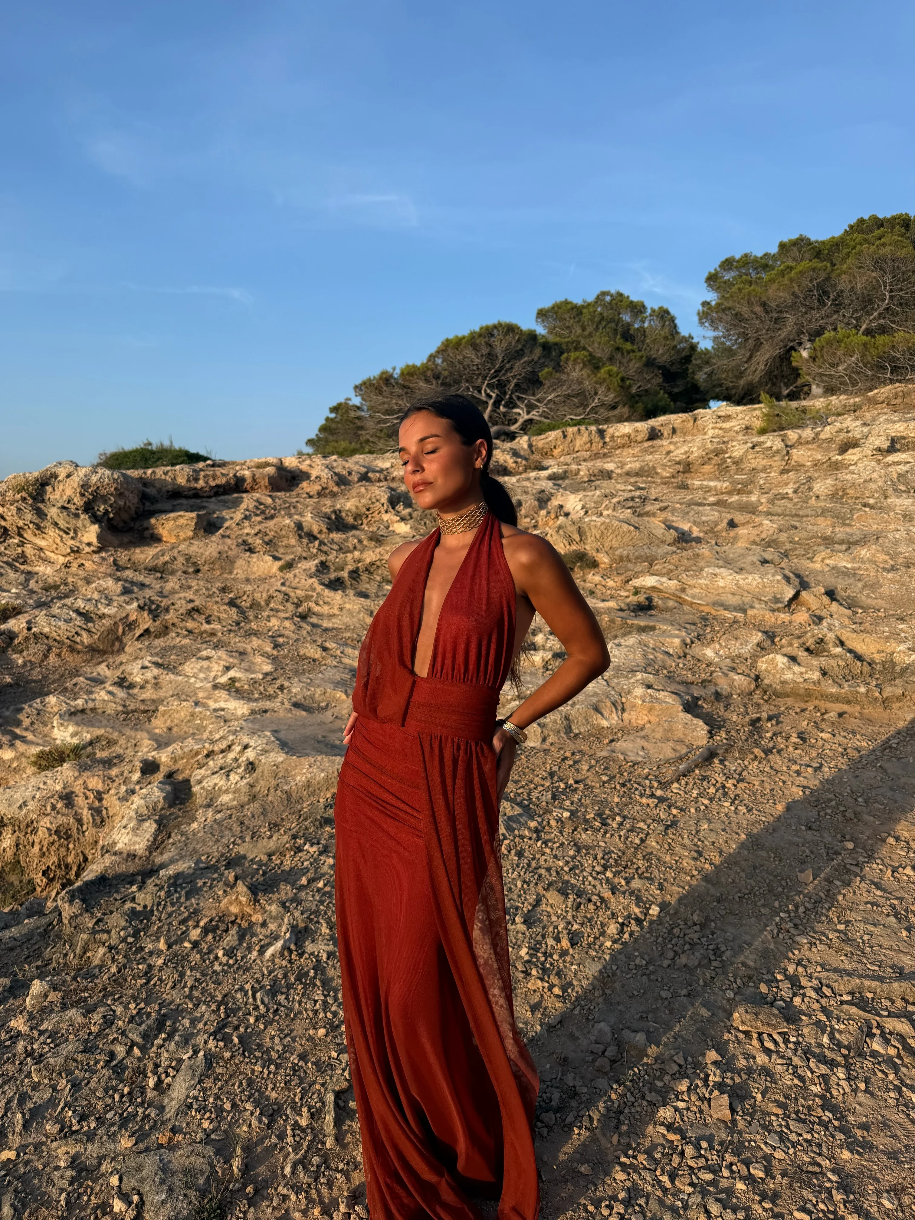 Aina Dress in Terracota - Shipping/Envio from 28/07 to 04/08 - Image 6