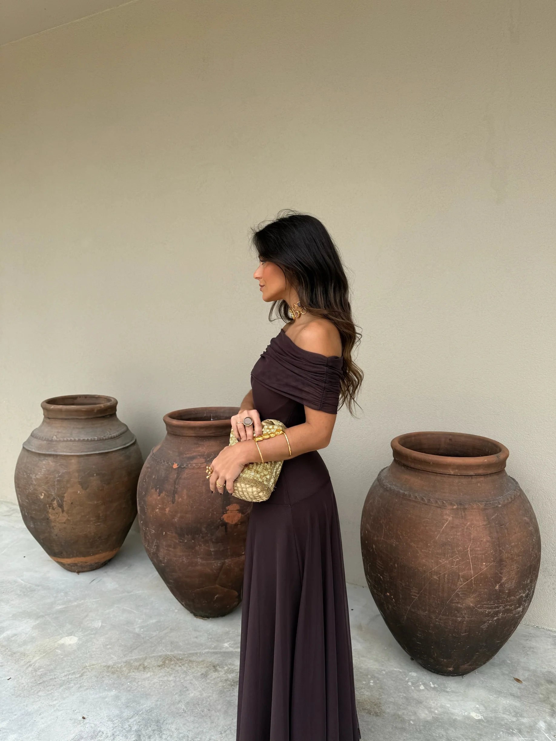 Toledo Dress in Brown - Image 11