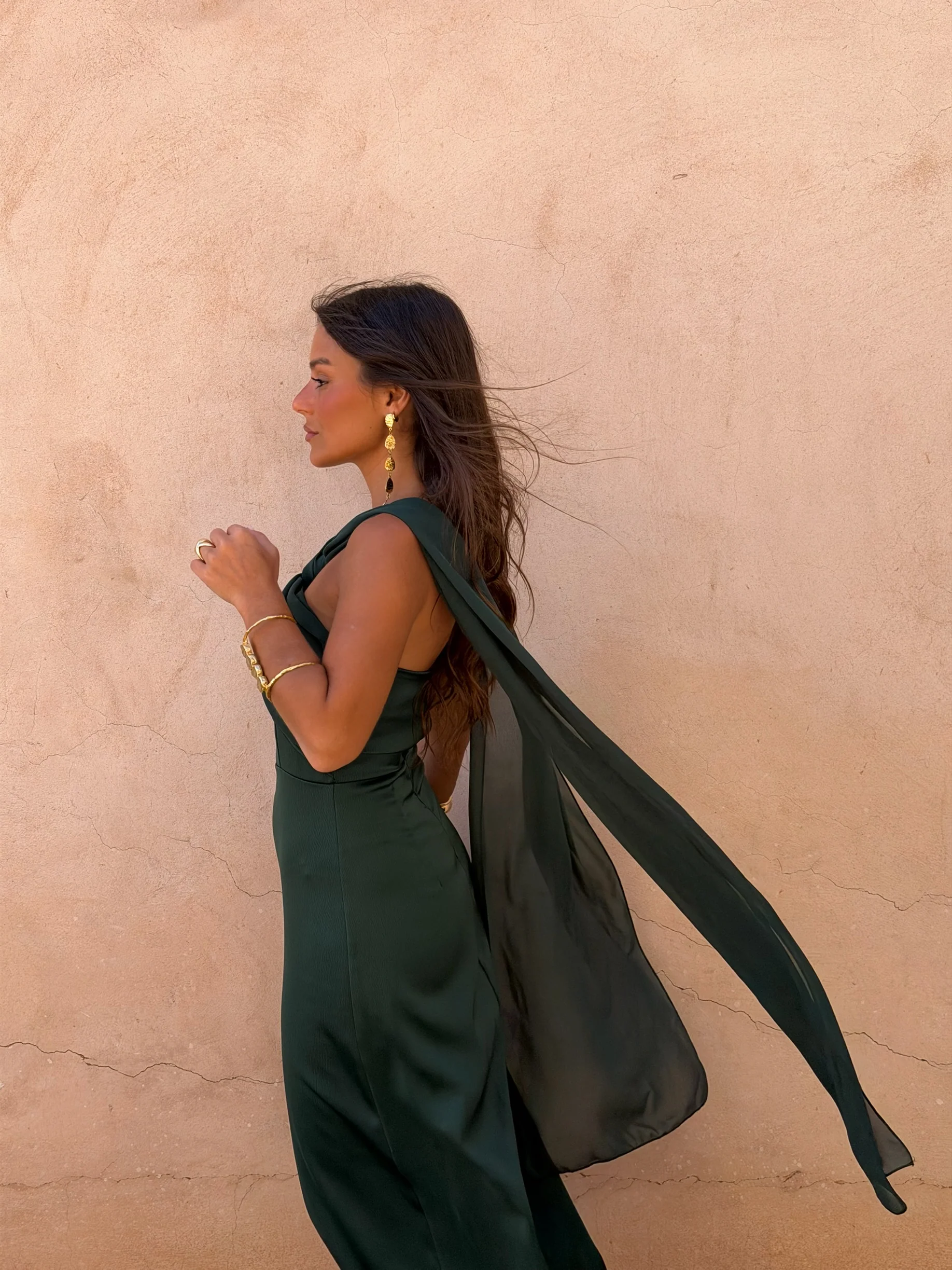 Triana Dress in Green - Image 5