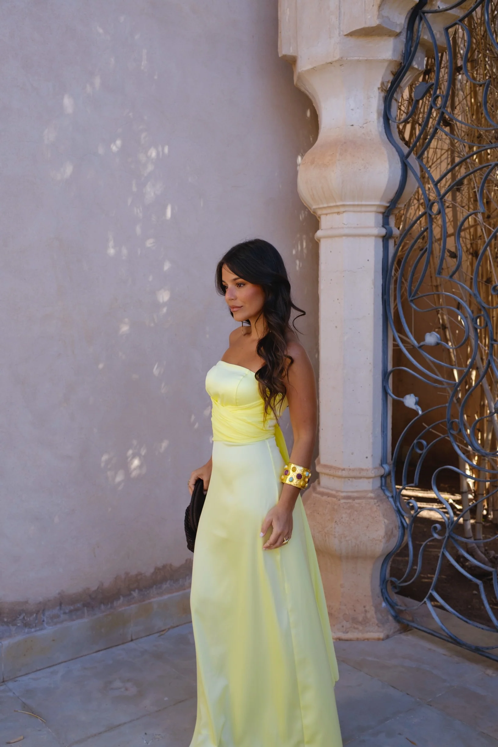 Triana Dress in Yellow - Image 4