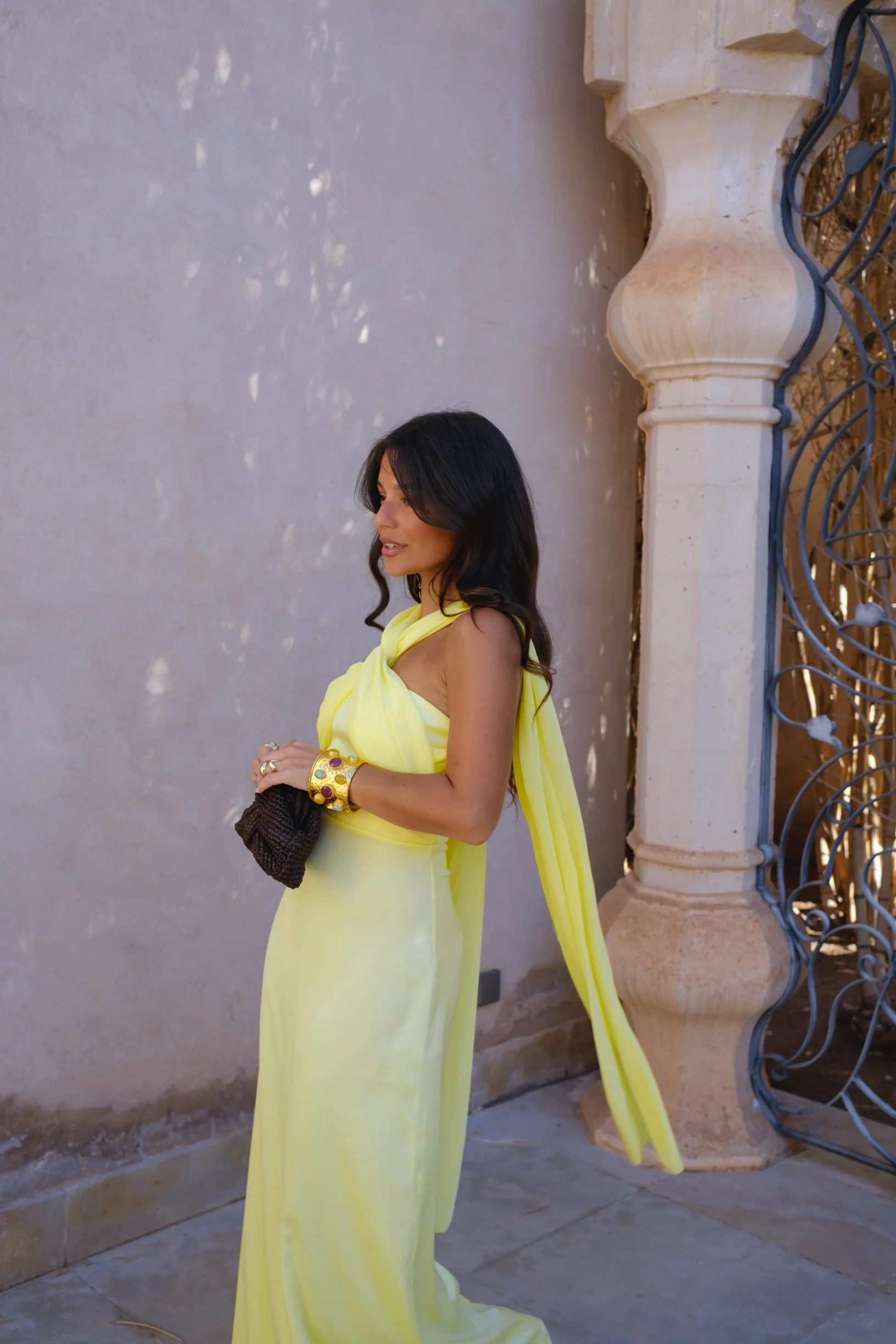 Triana Dress in Yellow - Image 5