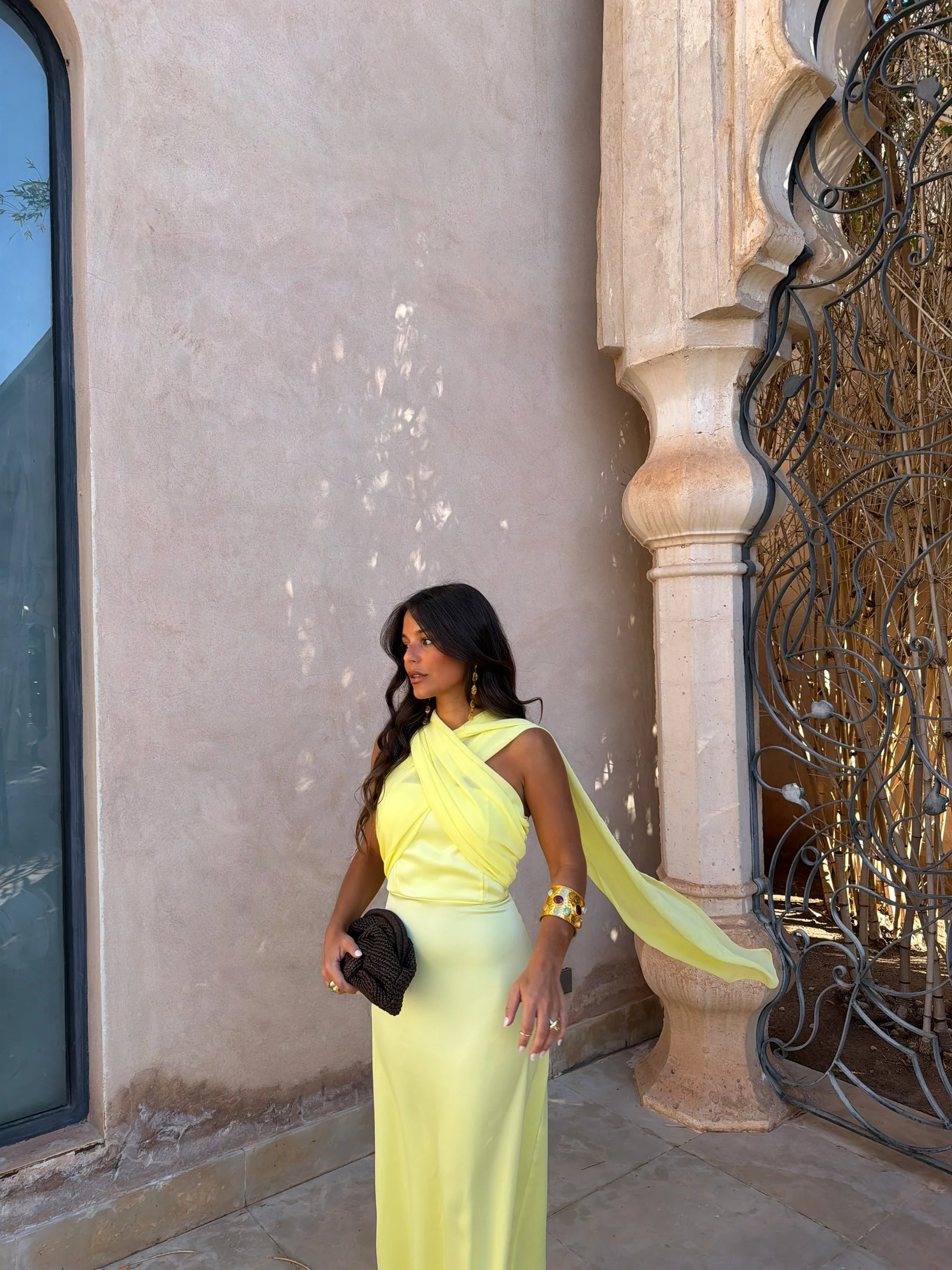 Triana Dress in Yellow - Image 7