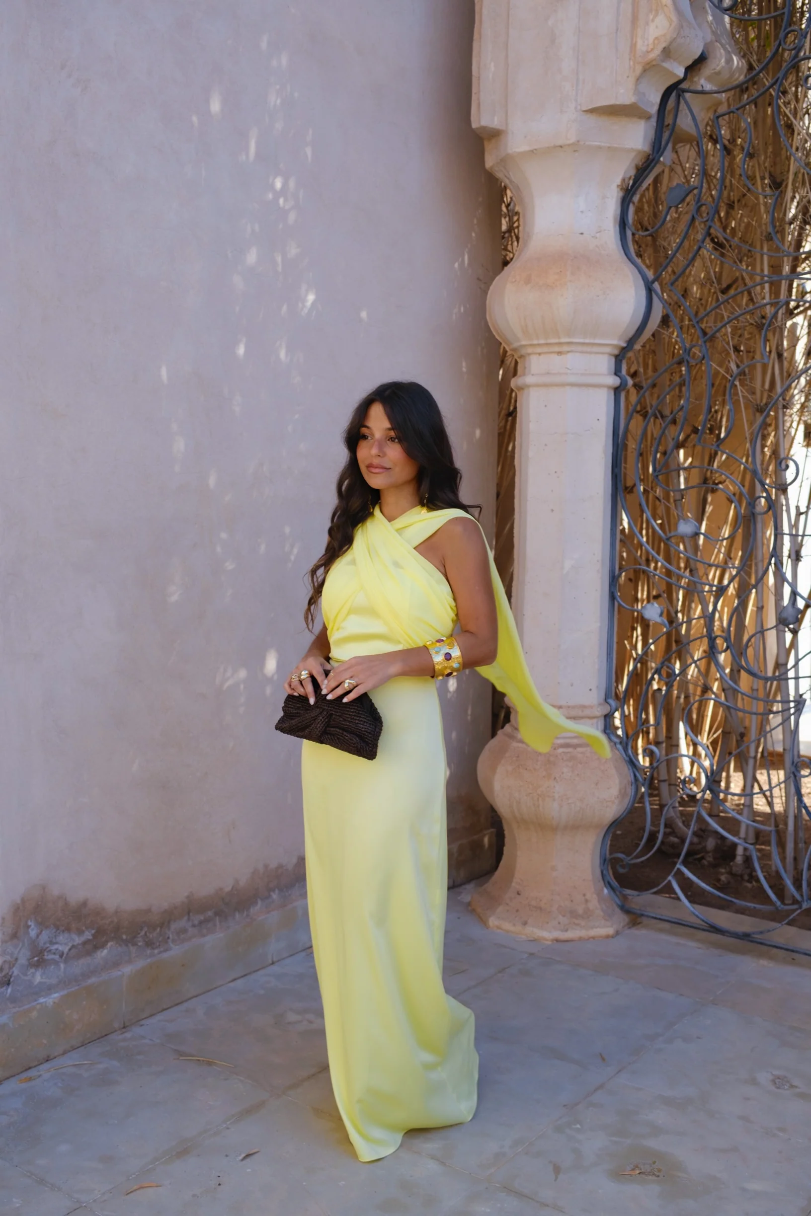 Triana Dress in Yellow - Image 8