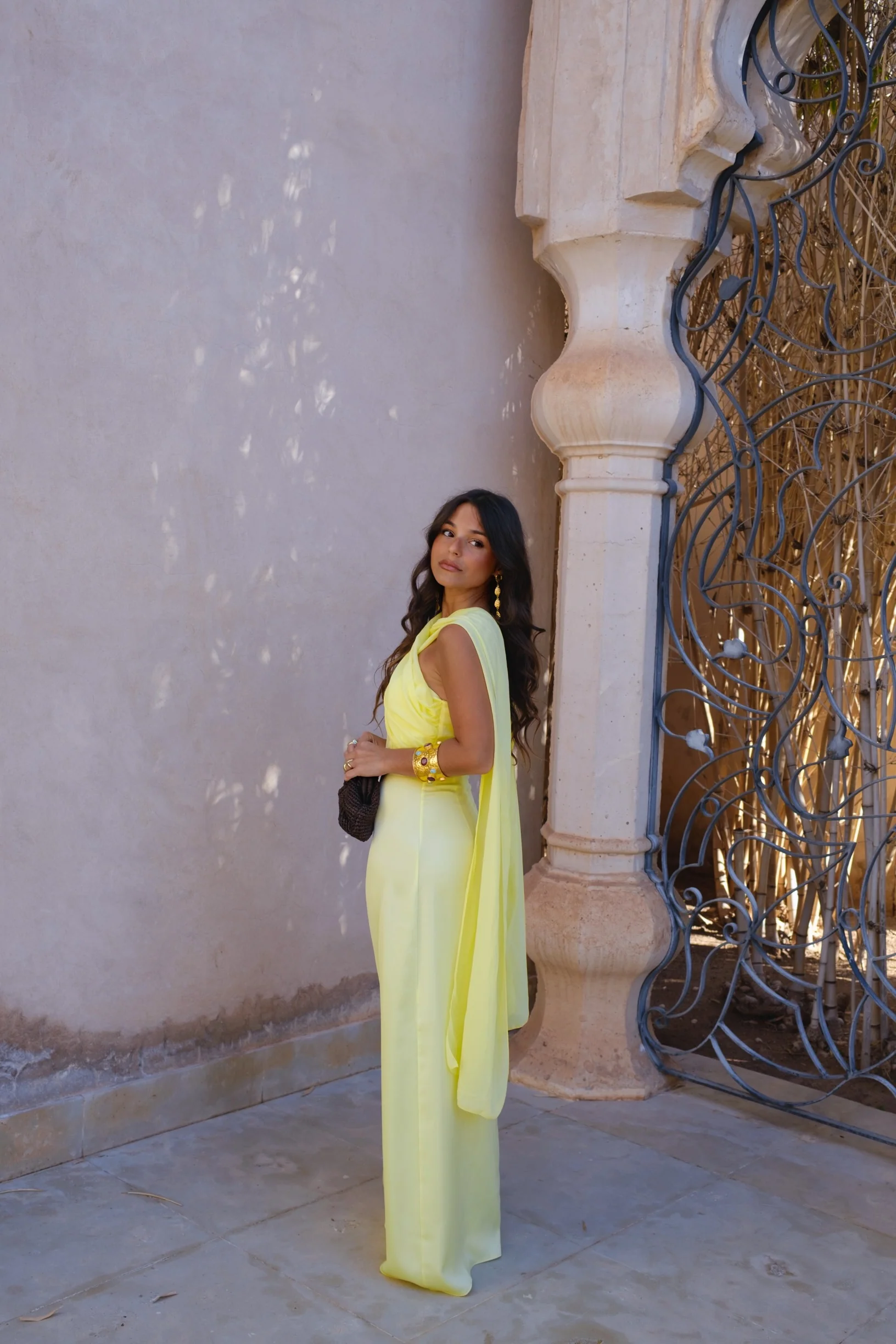 Triana Dress in Yellow - Image 9