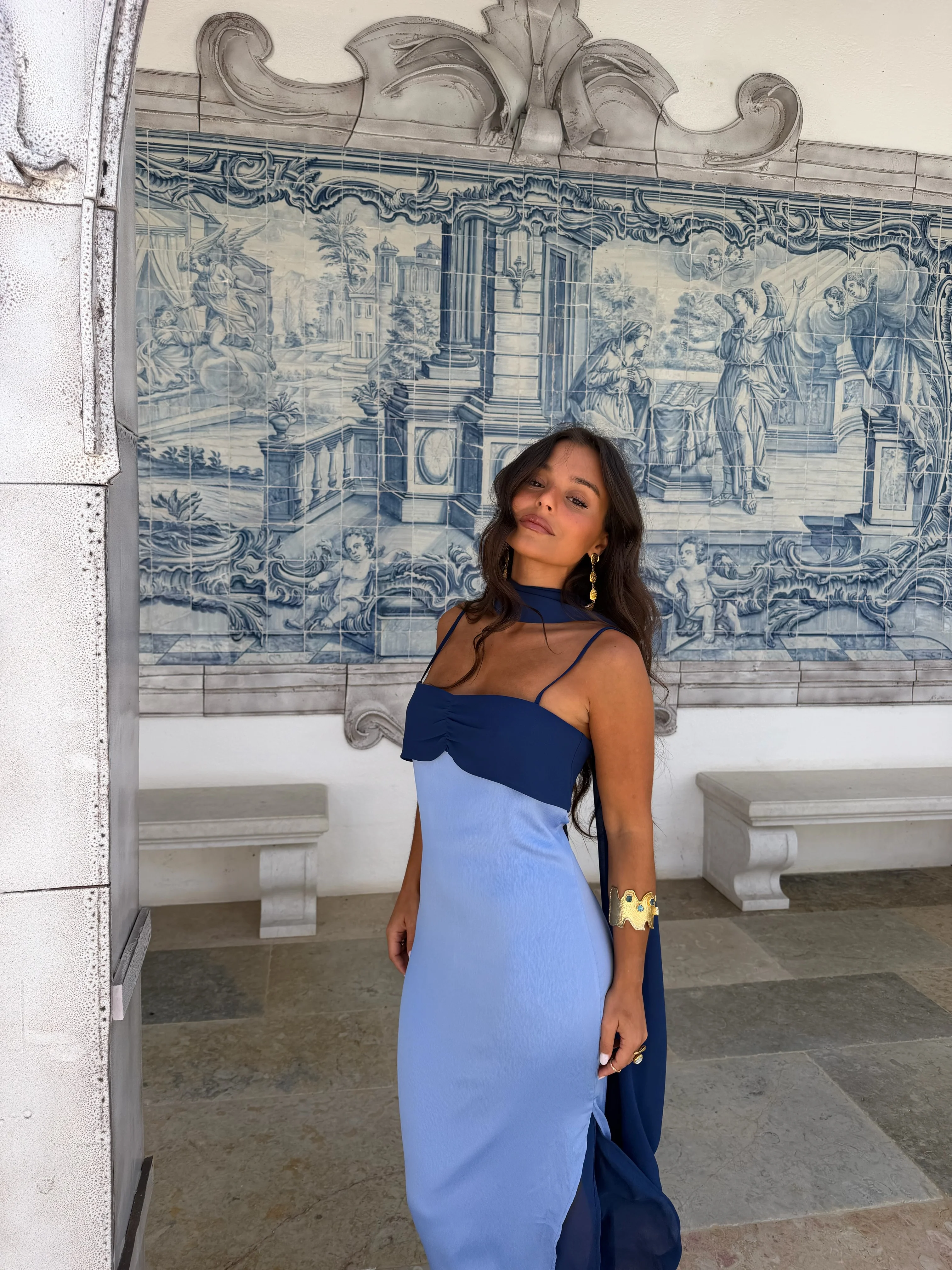 Zahara Dress in Blue - Shipping/Envio from 10/08 to 17/08 - Image 6