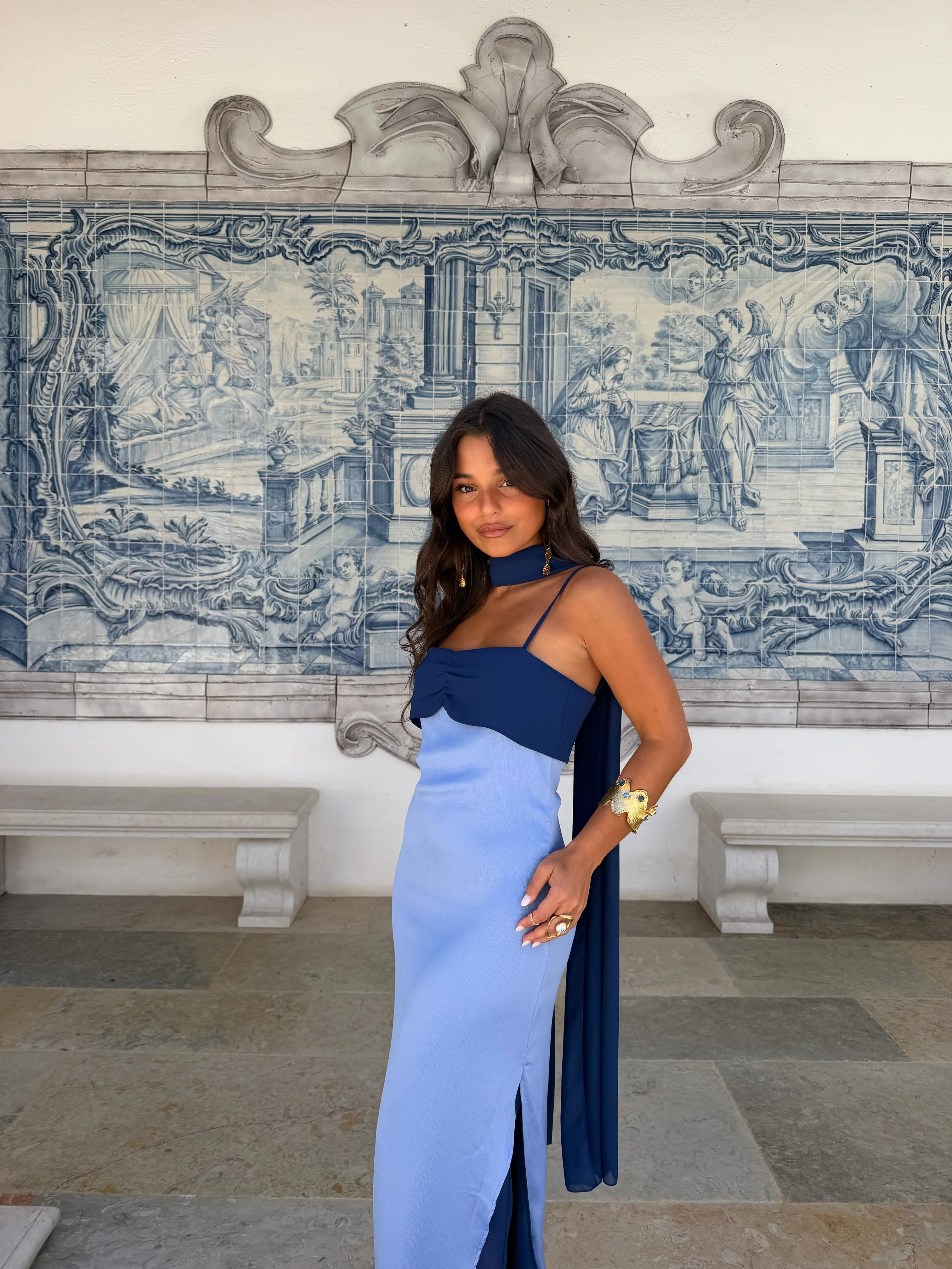 Zahara Dress in Blue - Shipping/Envio from 10/08 to 17/08 - Image 8