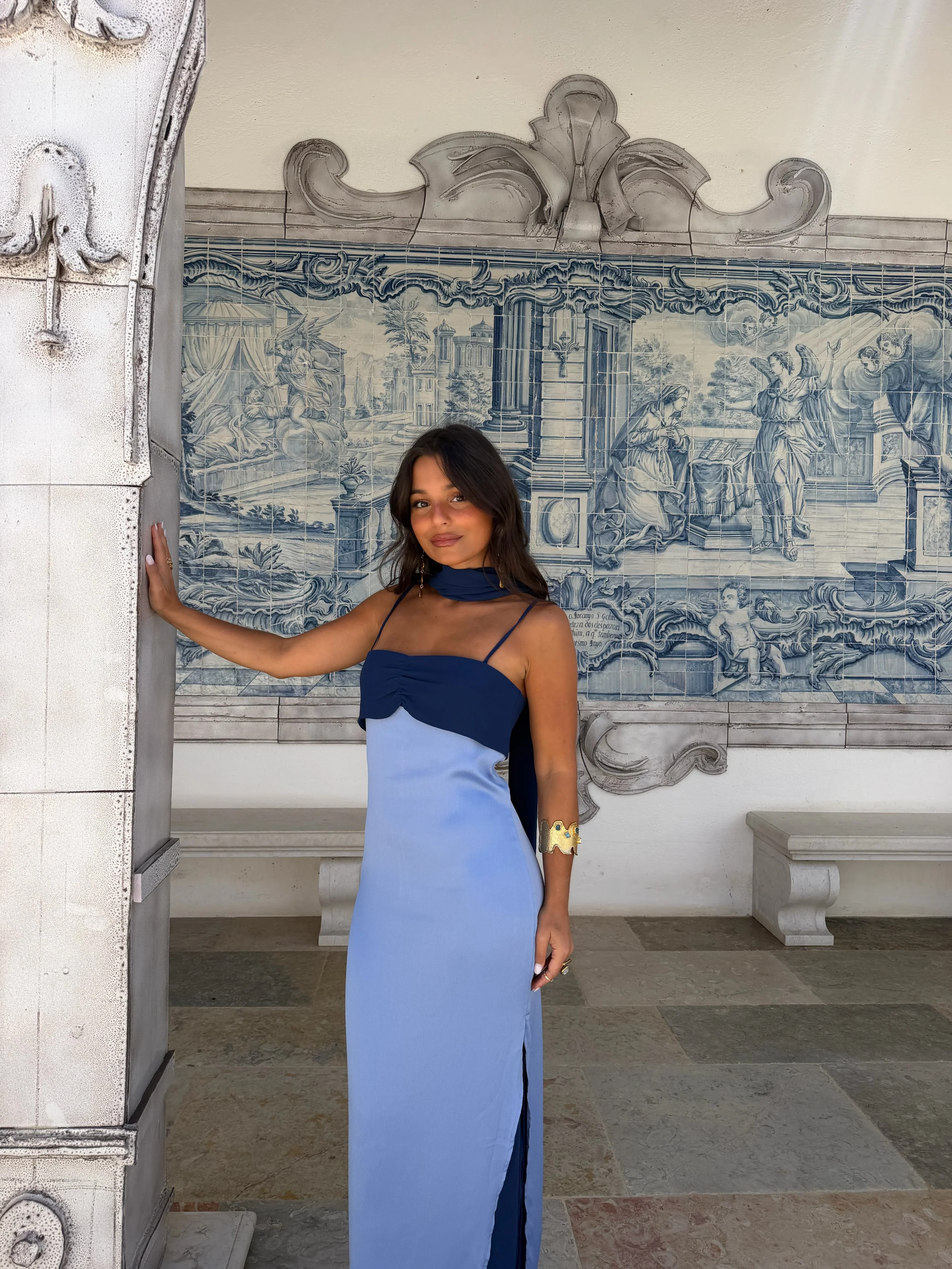 Zahara Dress in Blue - Shipping/Envio from 10/08 to 17/08 - Image 9